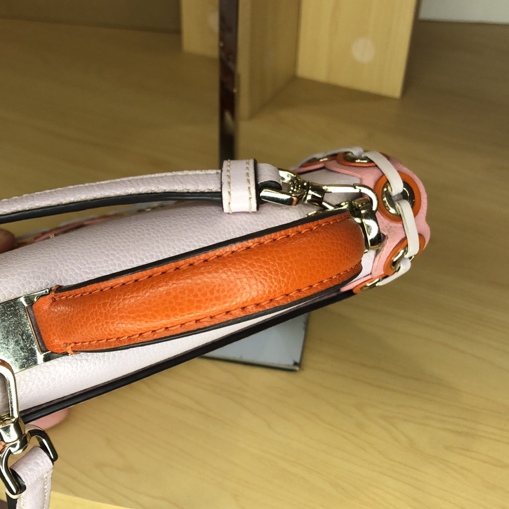 Kate Spade Pink and Orange Scalloped Bag - Picture 7 of 7